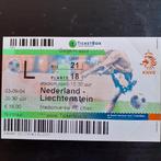 Ticket Nederland  - Liechtenstein 3-9-2004., Zo goed als nieuw, Verzenden