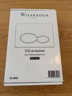 Drukplaat/bedieningsplaat Wiesbaden mat wit, Doe-het-zelf en Verbouw, Sanitair, Ophalen of Verzenden, Nieuw, Toilet