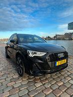 Audi Q3 45 Tfsi e 245pk Phev S Tronic 2022 Zwart Pano/Leer, Auto's, Zwart, Grijs, SUV of Terreinwagen, Geïmporteerd