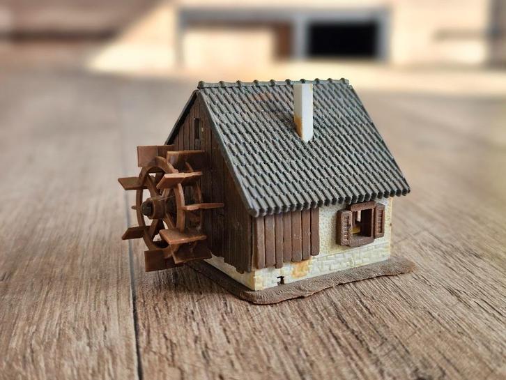 modeltrein N spoor watermolen, zie ook andere advertenties, Hobby en Vrije tijd, Modeltreinen | N-Spoor, Brug, Tunnel of Gebouw