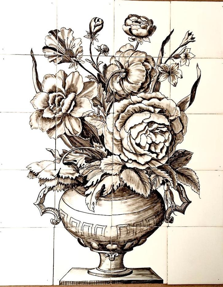 keukentegels met korting, klassiek tableau, zwart, nieuw, Huis en Inrichting, Keuken | Keukenbenodigdheden, Nieuw, Verzenden