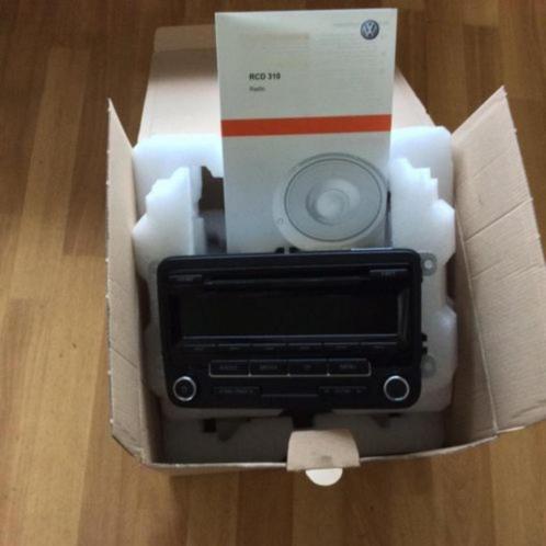 ORIG VW VOLKSWAGEN RCD 310 RADIO CD GOLF POLO CADDY T5 T6, Auto diversen, Autoradio's, Zo goed als nieuw, Ophalen of Verzenden