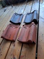 Kantpannen gevelpannen OVH rood en bruin, Ophalen, Steen of Klei, 5 tot 10 m², Zo goed als nieuw