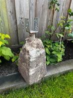 2 betonpoeren, Tuin en Terras, Schuttingen, Ophalen, Gebruikt, Minder dan 3 meter