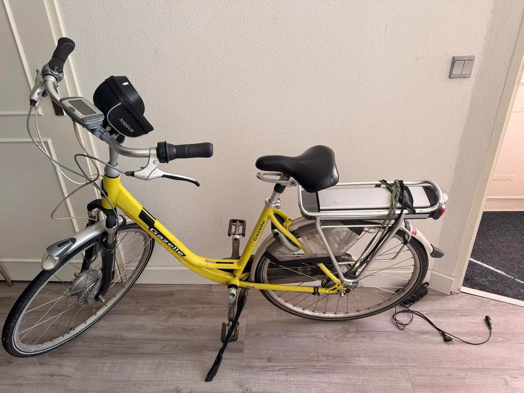 Gazelle Elektrische Fiets - Onderdelen of Compleet, Fietsen en Brommers, Elektrische fietsen, Ophalen, Gebruikt, 51 tot 55 cm