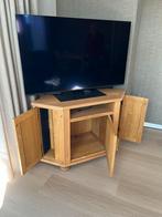 Massief Eiken Hoek TV Meubel - Oisterwijk, Ophalen, 100 tot 150 cm, Eikenhout, Zo goed als nieuw
