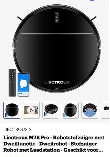 Liectroux robotstofzuiger NIEUW! beschikbaar voor biedingen