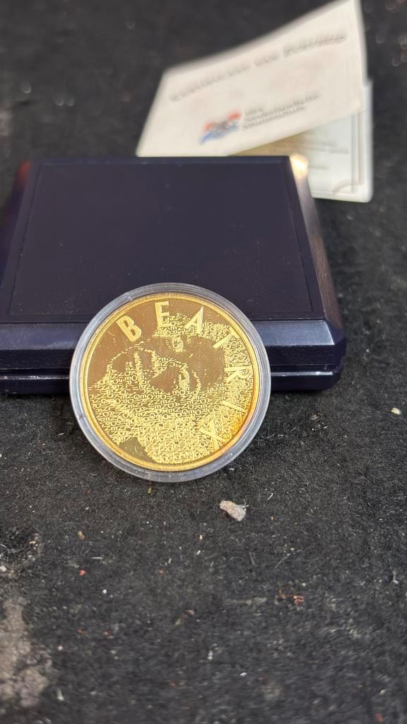 Gouden 5 Euro Beatrix Van Gogh Herdenkingsmunt, Postzegels en Munten, Munten | Nederland, Losse munt, Euro's, Koningin Beatrix