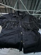 Zwart jasje met franjes, Kleding | Dames, Jasjes, Kostuums en Pakken, Ophalen of Verzenden, Zo goed als nieuw, Zwart, Jasje