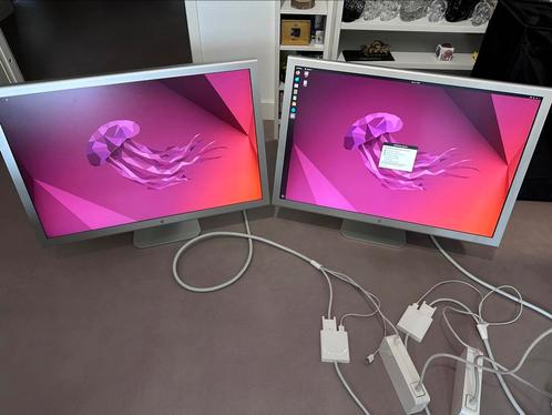 2x Apple Cinema display 30 inch met kabels/adapters, Computers en Software, Monitoren, Gebruikt, 60 Hz of minder, DVI, Thunderbolt