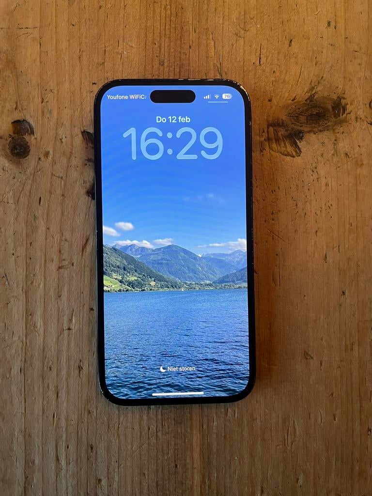 iPhone 14 pro incl doosje + hoesje zeer netjes!!, Telecommunicatie, Mobiele telefoons | Apple iPhone, 86 %, Zwart, Ophalen of Verzenden