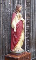 heel mooi en groot Heilige beeld van Jezus / Jesus., Antiek en Kunst, Antiek | Religie, Ophalen