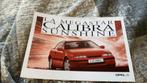 Opel Calibra Sunshine 02 1993, Boeken, Ophalen of Verzenden, Zo goed als nieuw, Opel