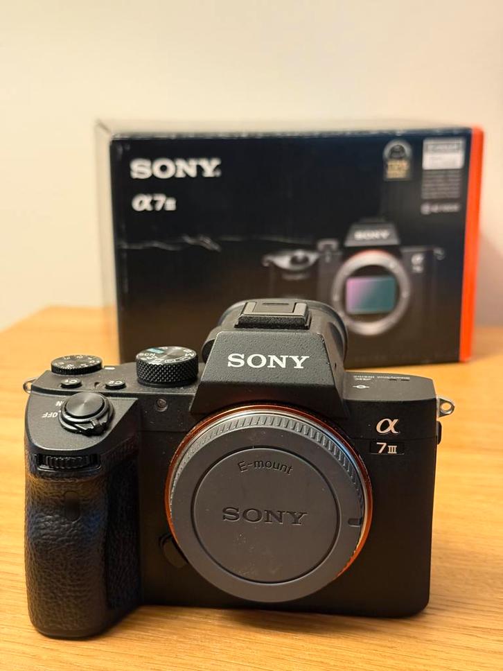 Sony A7 III fullframe systeemcamera, A7iii, ILCE-7M3, Audio, Tv en Foto, Fotocamera's Digitaal, Gebruikt, Sony, Geen optische zoom