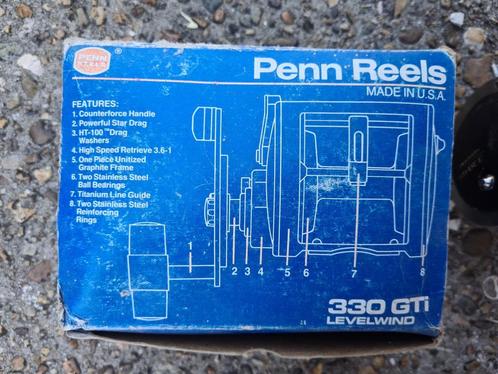 Penn 330 GTI Levelwind Reel - Gebruikt, Watersport en Boten, Accessoires en Onderhoud, Gebruikt, Overige typen, Ophalen