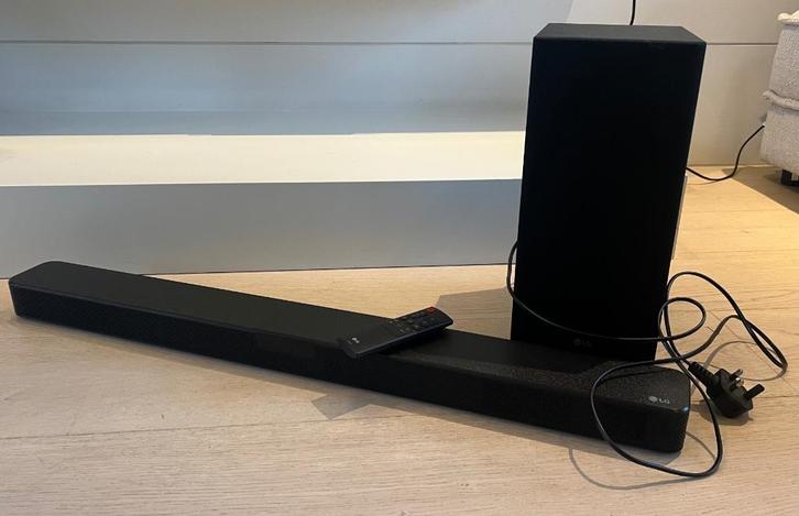 LG SL5Y 2.1 Wireless Soundbar & Subwoofer, Audio, Tv en Foto, Soundbars, Zo goed als nieuw, Bluetooth, Met externe subwoofer, Ophalen