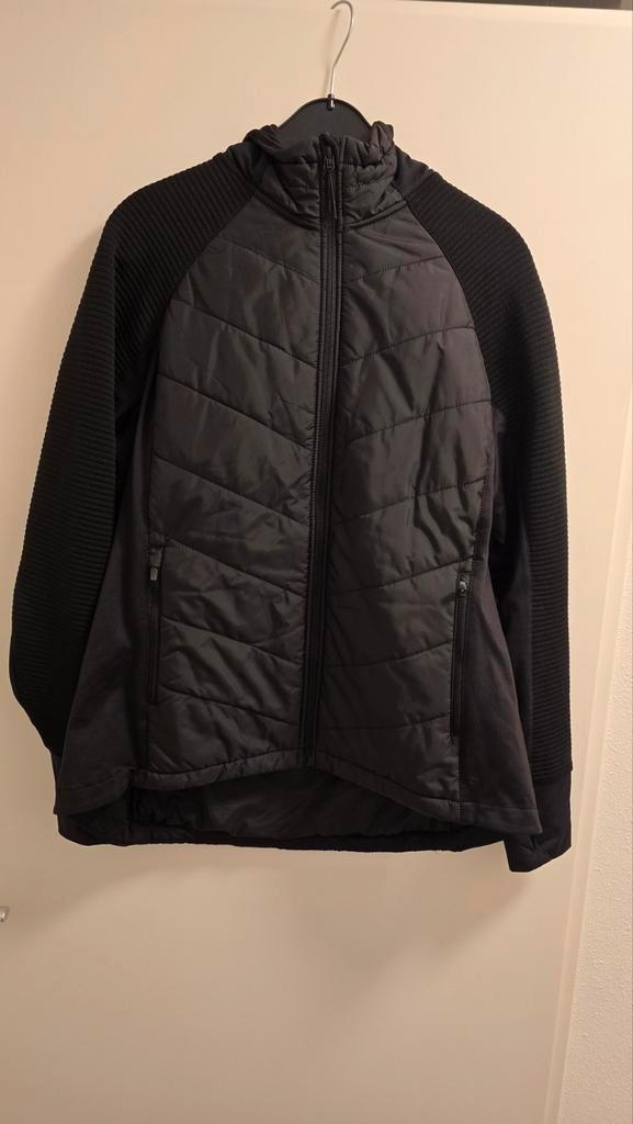 H&M Sport Hybride Jas Zwart - Maat XL, Kleding | Dames, Bodywarmers, Zo goed als nieuw, Maat 46/48 (XL) of groter, Zwart, Ophalen of Verzenden