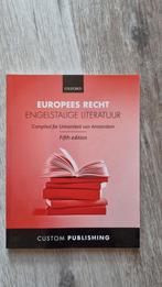 Europees recht Engelstalige literatuur UvA, Boeken, Ophalen of Verzenden, Zo goed als nieuw
