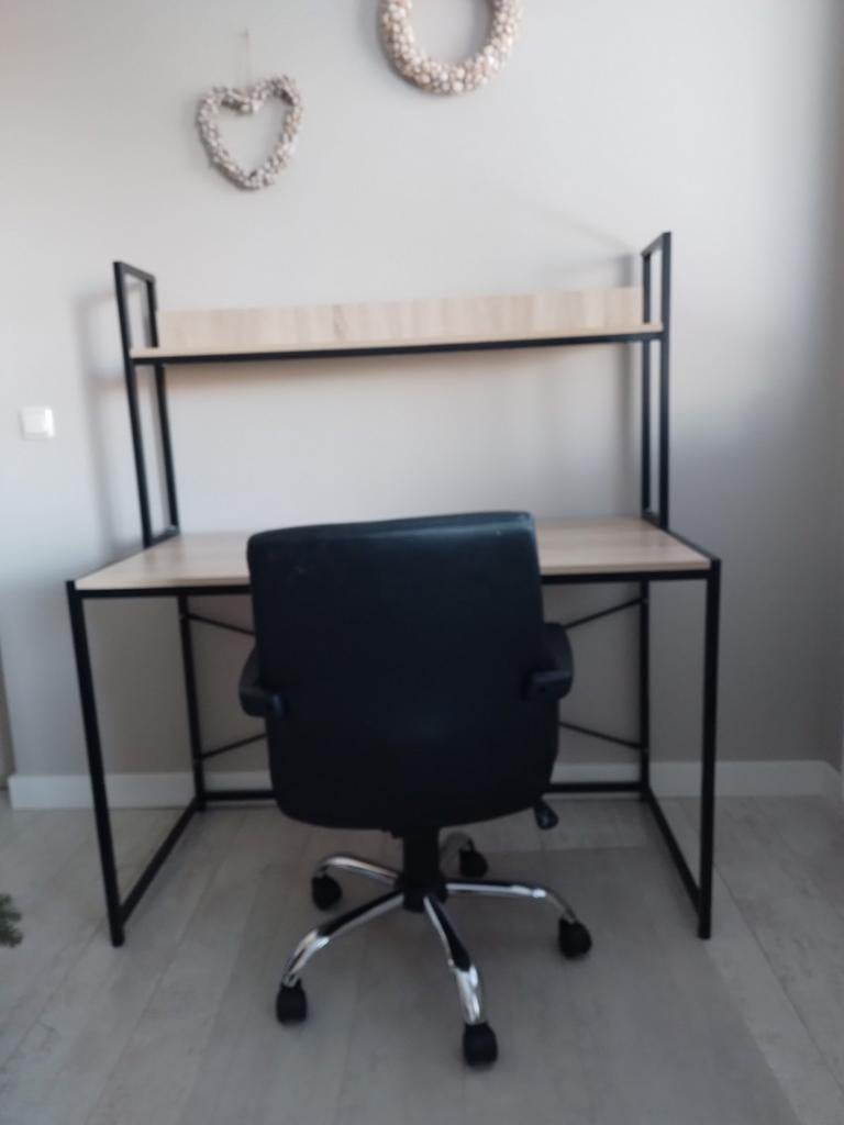 Bureau met schap - Zo goed als nieuw! Tienerkamer of student, Huis en Inrichting, Bureaus, Ophalen of Verzenden, Zo goed als nieuw