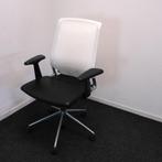 Vitra Meda Chair, Bureaustoel, Witte Netweave rug, Leder, Ophalen of Verzenden, Gebruikt, Wit, Bureaustoel