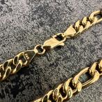 14k gouden ketting figaro schakel dik model, Ophalen of Verzenden, Zo goed als nieuw, Goud