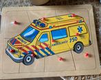 Houten Puzzel Ambulance, nieuw in plastic, 22x30, Ophalen of Verzenden, Nieuw