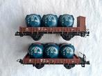 2x Lima 302819 FS Italia Lowenbrau wagons, Gebruikt, Gelijkstroom, Wagon, Ophalen of Verzenden