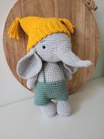 Gehaakt olifantje Eddy. Nieuw, handgemaakt, Ophalen of Verzenden, Nieuw, Overige typen