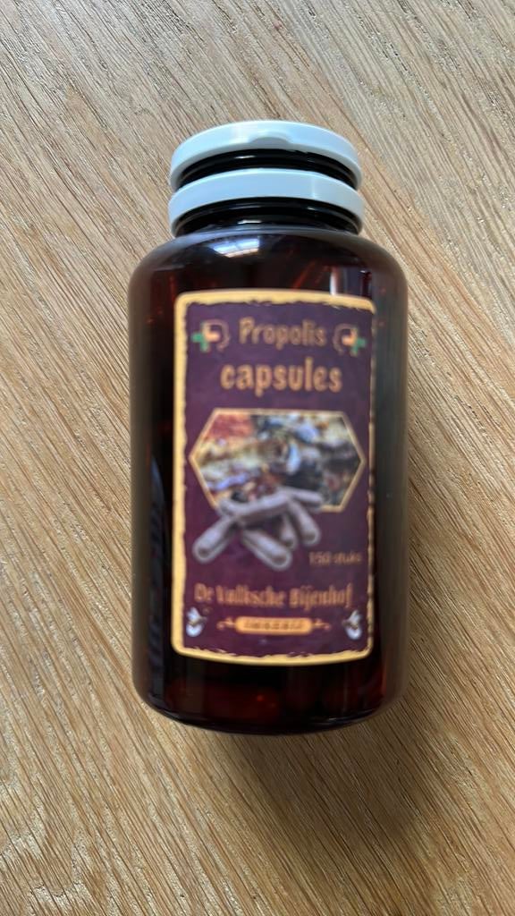 Propolis capsules 150 st. paar gebruikt ik kan er niet tegen, Ophalen of Verzenden, Overige typen