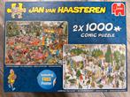 Jan van Haasteren 2x 1000, Hobby en Vrije tijd, Denksport en Puzzels, Ophalen of Verzenden, 500 t/m 1500 stukjes, Zo goed als nieuw