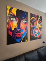 Handgeschilderde Pop Art schilderij., Ophalen of Verzenden