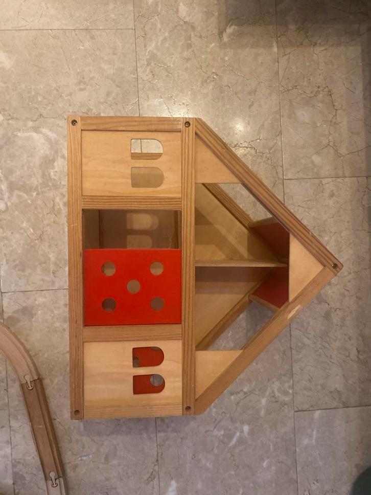 Houten Speelgoedhuis / Poppenhuis, Kinderen en Baby's, Speelgoed | Poppenhuizen, Gebruikt, Poppenhuis, Ophalen
