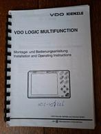 Handleiding VDO LOGIC MULTIFUNCTION, Ophalen of Verzenden, Gebruikt, Overige typen
