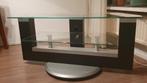 tv-meubel, Ophalen, 100 tot 150 cm, Zo goed als nieuw, Glas