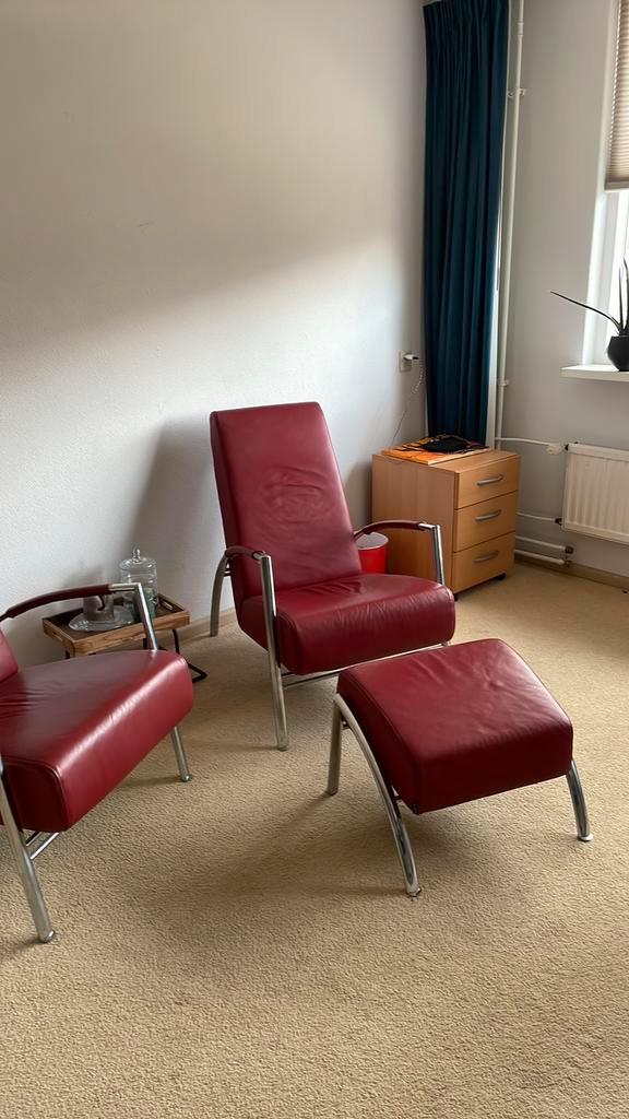 Harvink club fauteil, Huis en Inrichting, Fauteuils, Zo goed als nieuw, Leer, 50 tot 75 cm, Ophalen