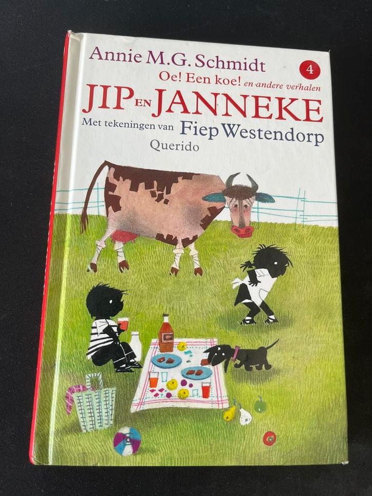Jip en Janneke: Oe! Een koe! - Annie M.G. Schmidt, Boeken, Kinderboeken | Jeugd | onder 10 jaar, Gelezen, Fictie algemeen, Ophalen of Verzenden