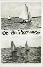 Loosdrecht – Op de plassen. Gelopen Utrecht 1950., Ophalen of Verzenden, 1940 tot 1960, Gelopen, Noord-Holland