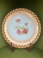 Wandbord bloemen afbeelding. Peach kleur., Ophalen of Verzenden