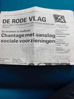 De RODE VLAG, uit 1973.     10de jaargang nr 4, Ophalen of Verzenden, Gelezen, Krant