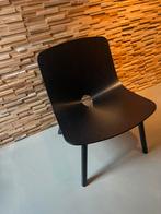Design lounge stoel zwart als nieuw, Design, Ophalen of Verzenden, Zo goed als nieuw, Hout
