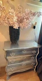 Zilveren commode met 3 lades, Ophalen, Gebruikt, 50 tot 100 cm, Met lade(s)