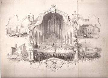 Haarlem Muziekfeest te Haarlem Junij 1850 beschikbaar voor biedingen