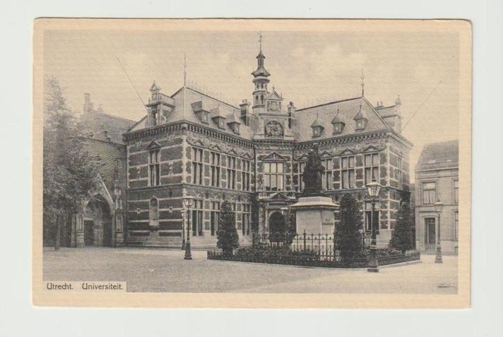 A 08 Utrecht. Universiteit, Verzamelen, Ansichtkaarten | Nederland, Ongelopen, Utrecht, Voor 1920, Ophalen of Verzenden