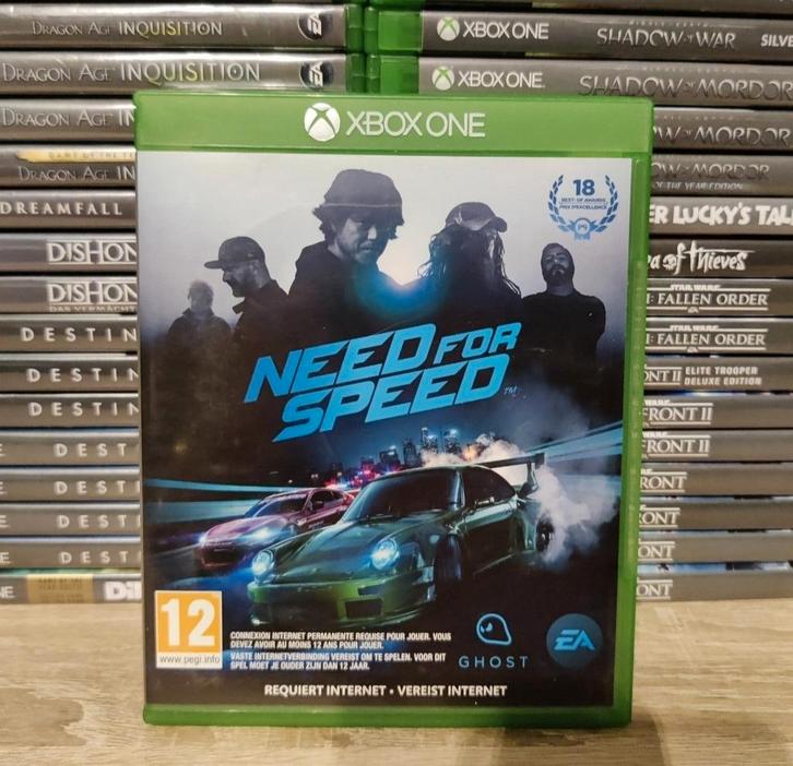Need for speed Xbox one, Spelcomputers en Games, Games | Xbox One, Zo goed als nieuw, Avontuur en Actie, 1 speler, Vanaf 3 jaar