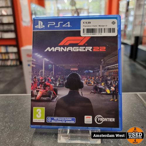 Playstation 4 Game : F1 Manager 22, Spelcomputers en Games, Games | Sony PlayStation 4, Zo goed als nieuw