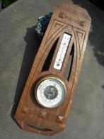 Art Deco barometer thermometer, Ophalen of Verzenden, Gebruikt, Barometer