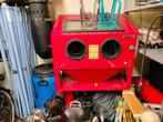 Straalcabine 220 liter + afzuiger en luchtdroger Atlas Copco, Doe-het-zelf en Verbouw, Reinigingsmachines, Ophalen, Gebruikt, Overige typen