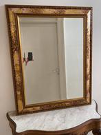 Spiegel met gouden lijst facet geslepen, Huis en Inrichting, Woonaccessoires | Spiegels, Ophalen, Zo goed als nieuw, Rechthoekig