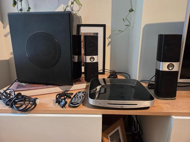 Philips Fidelio Blueray Home Cinema-set, Audio, Tv en Foto, Home Cinema-sets, Zo goed als nieuw, Blu-ray-speler, 2.1-systeem, 70 watt of meer