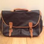 Retro, vintage aktentas, boekentas, eighties, Esprit, Verzenden, Gebruikt, Zwart, Esprit